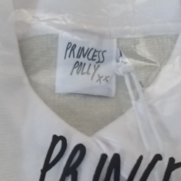 #18❤️ NEW WITH TAGS PRINCESS POLLY LAINEY MINI DRESS IN SAGE & WHITE - Picture 5 of 6